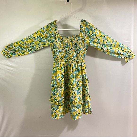 Dresses & Skirts - Women's Small White & Yellow Floral Dress